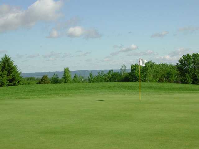 A view of hole #9 from The Bluffs at Coffee Mill
