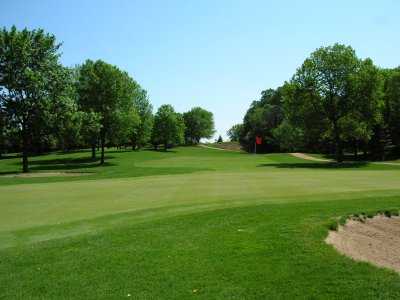 A view of a hole at Waseca Lakeside Golf Club