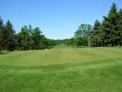 A view of a green at Waseca Lakeside Golf Club