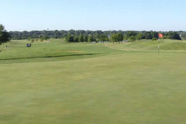 A view of a hole at Green Hills Golf Course