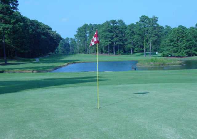 A view of a hole at Maccripine Country Club