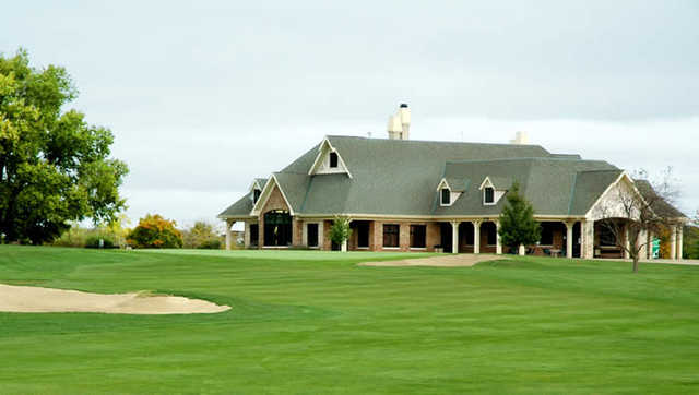 A view of the clubhouse at Hickory Point Golf Course