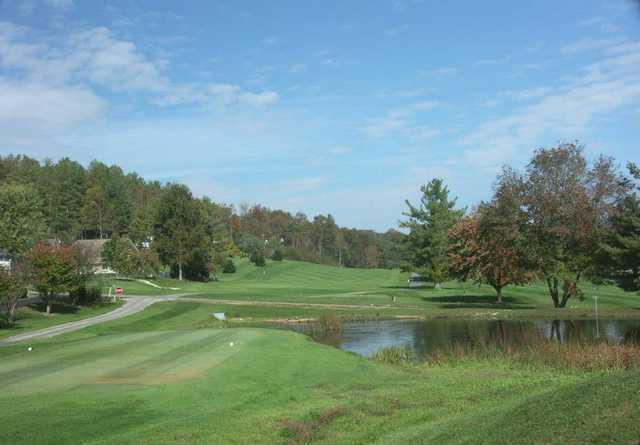 A view from a tee at Grassy Creek Golf & Country Club
