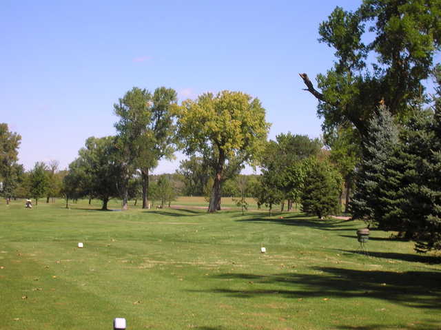 A view from a tee at Elkhorn Valley Golf Course