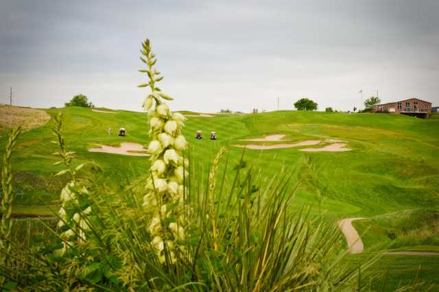A view of the 9th hole at Heritage Hills Golf Course