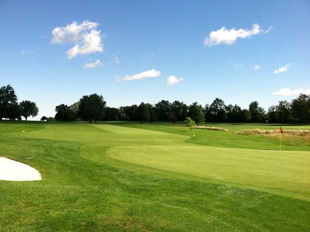 A view of a green at Livingston Country Club