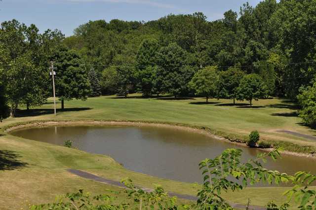 A view of the 7th tee at Willard Golf Club