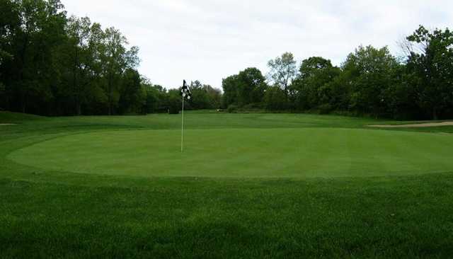 A view of hole #4 at Old Oak Country Club