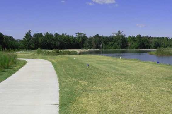 A view of tee #12 at Crystal Lakes Golf Course