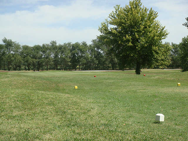 A view from a tee at Burning Tree Golf Club