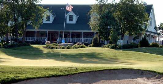 A view of the clubhouse at Nettle Creek