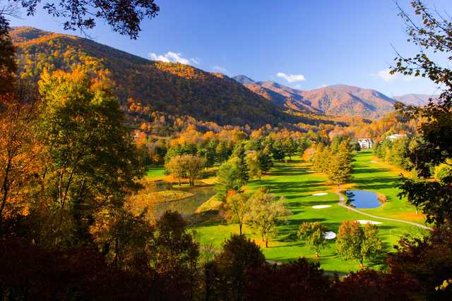 A fall view from Maggie Valley Resort & Country Club