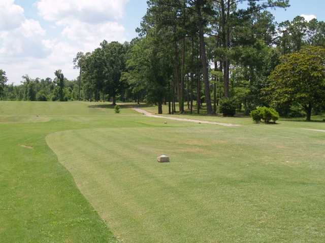 A view from a tee at Dogwood Hills Golf Course