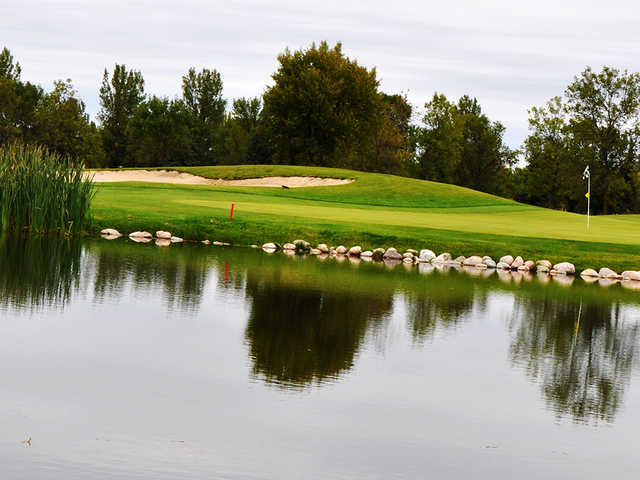 A view over the water from Oxbow Golf & Country Club