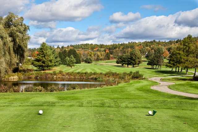 A fall view from a tee at Pembroke Pines Country Club