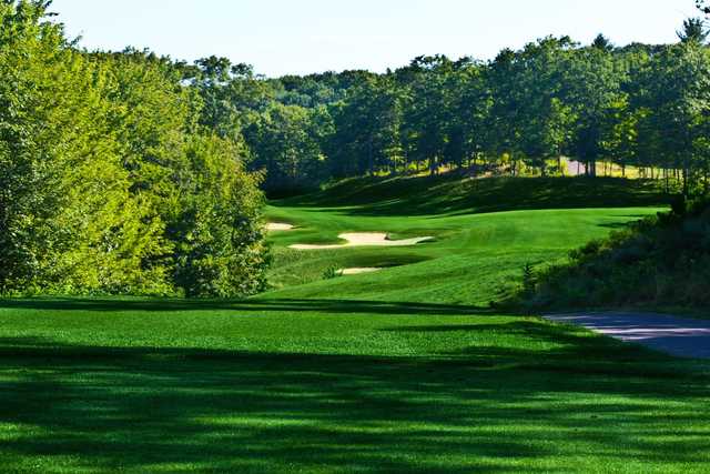 A view of a fairway at Canterbury Woods Country Club