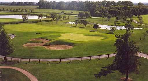 A view of hole #9 at Odyssey Golf Course
