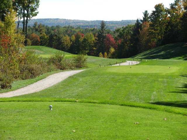 A view from a tee at Lochmere Golf & Country Club
