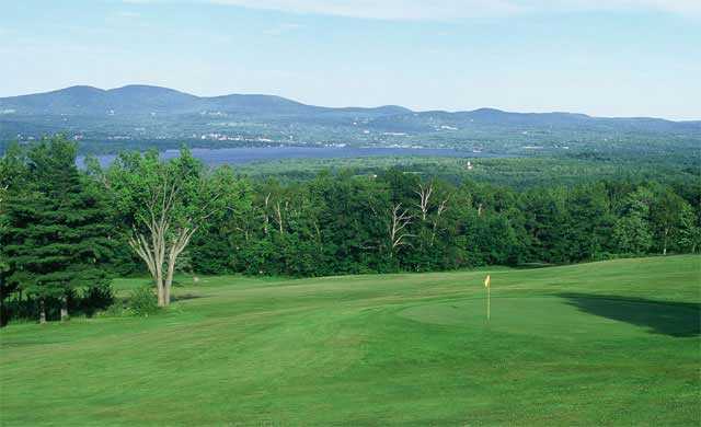 A view of a green at Steele Hill Resort Golf Course