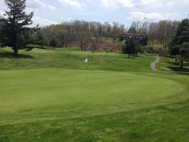 A view of a hole at Lewisburg Elks Country Club