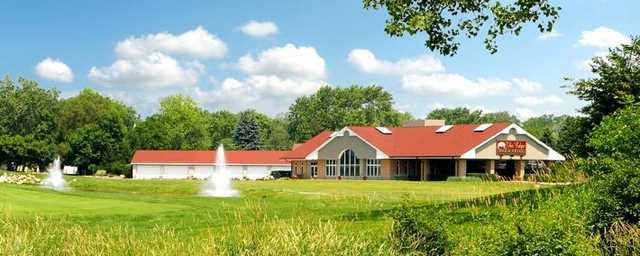 A view of the clubhouse at Water's Edge Golf Club