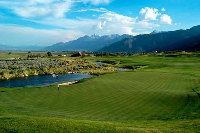 A view of the 10th green at Ranch Course from Genoa Lake Golf Club