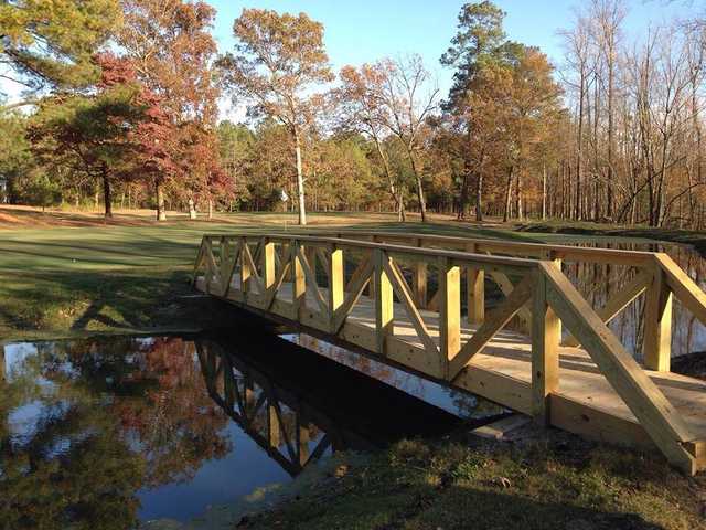 A view over a bridge at Duplin Country Club