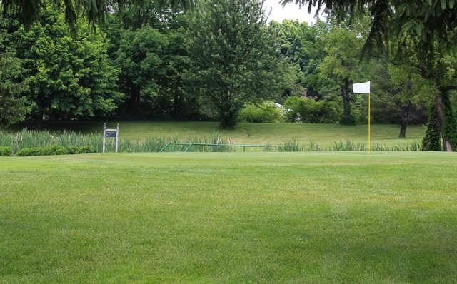 A view of a hole at Arrowhead Golf Club