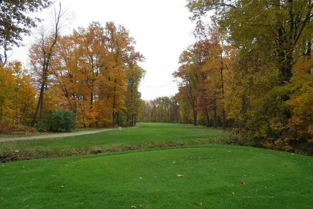 A view from a tee at North Olmstead Golf Club