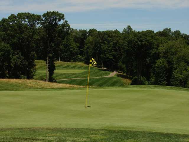 A view of a green at Cranberry Highlands Golf Course