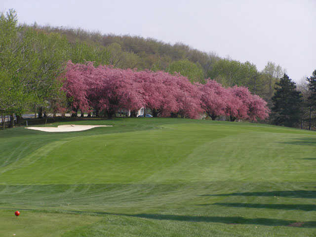 A view from a tee at Westmoreland Country Club
