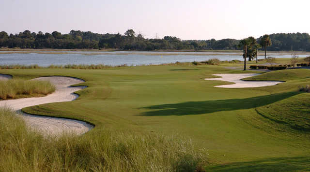 A view of fairway #9 at Oak Point at Kiawah Island Golf Resort