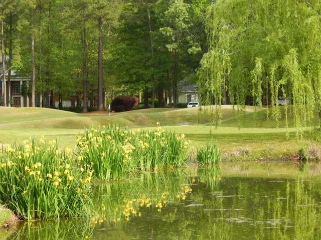 A view over a pond at Coosaw Creek Country Club