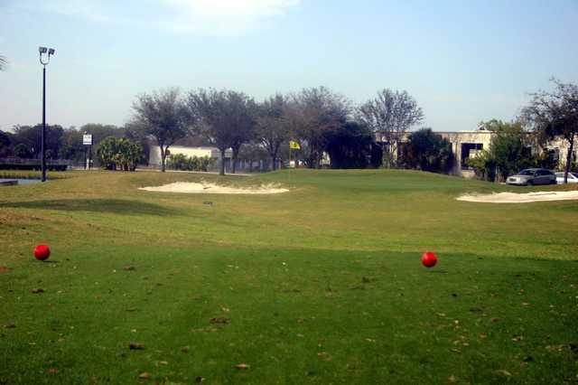 A view from a tee at Suncoast Golf Center