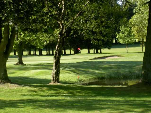 A view of the 12th hole at Downfield Golf Club