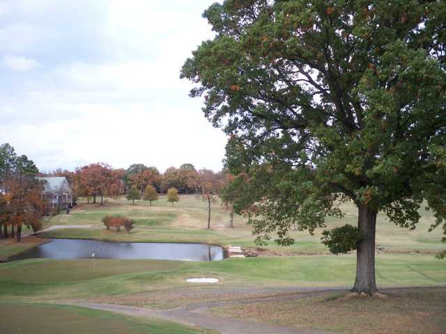 A fall view from The Greens at North Hills