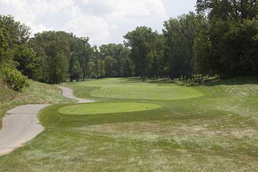 A view of the 5th tee at Hawk Hollow Golf Course
