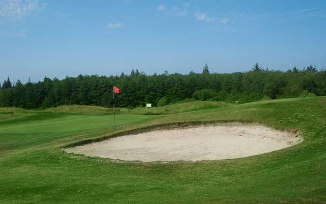 A view of a hole at Myrtle Point Golf Club