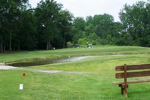 A view from the 14th tee at Pike Run Golf Club