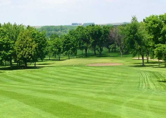 A view from fairway #8 at Rock Valley Golf Course