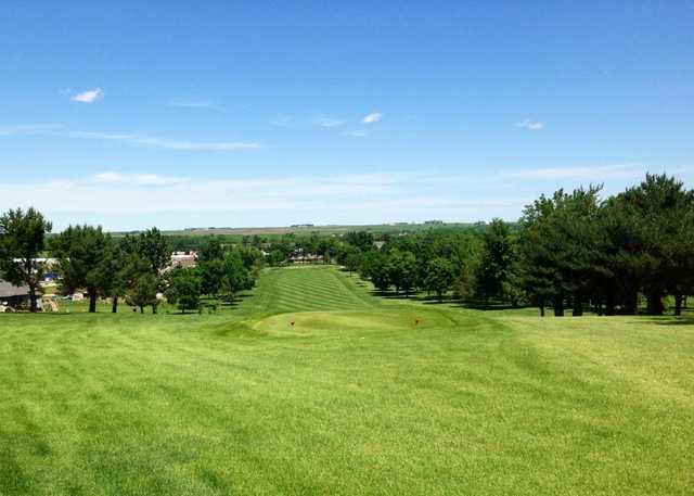 A view of the 5th red tee at Rock Valley Golf Course