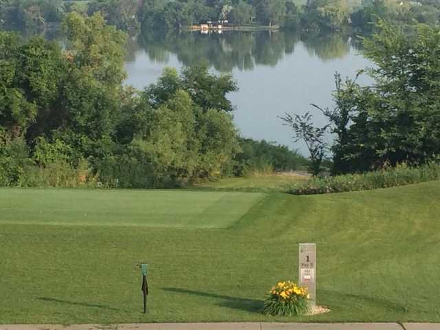 A view of tee #1 at Brookings Country Club