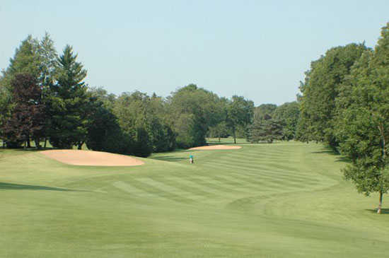 A view of fairway #6 at Brown County Golf Course