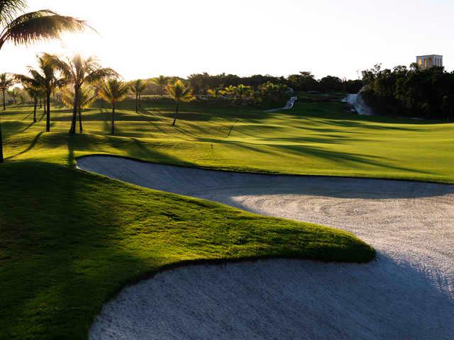 A view of a fairway from the Royal Blue Golf Course at Baha Mar