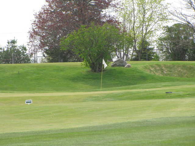 A view of green #1 at Sugarbush Golf Club