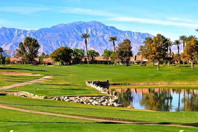 A view from a tee at Palm Desert Resort Country Club