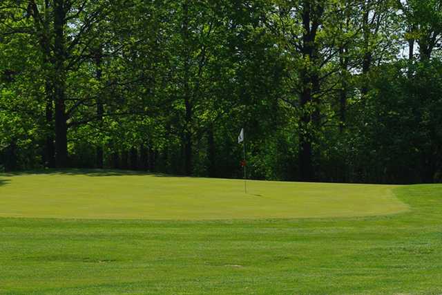 A view of a green at Brookside Golf Course 