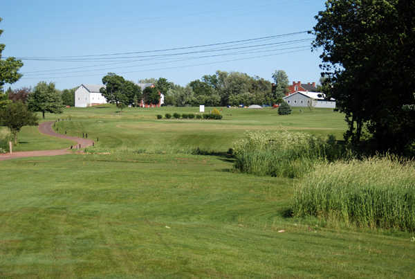 A view from the 18th fairway at Par Line Golf Course