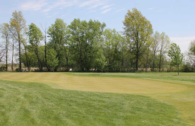 A view of the 5th green at Whispering Creek Golf Club