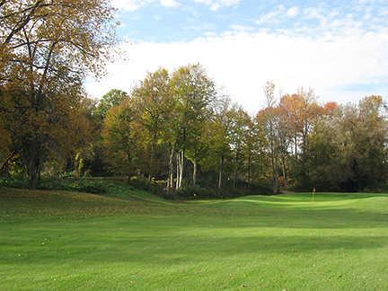 A view of a fairway at Ash Brook Golf Club